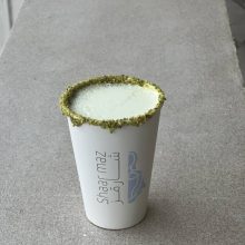 لاته زعفران پسته